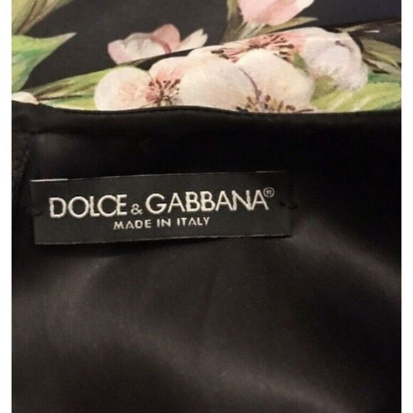 NWOT Dolce&gabbana Roman Floral Print Dress Size 38 - Picture 6 of 9
